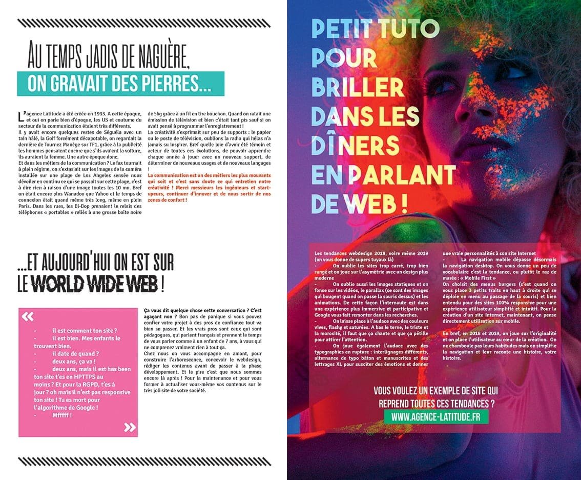 Théo Facorat | Double-page magazine Latitude V1