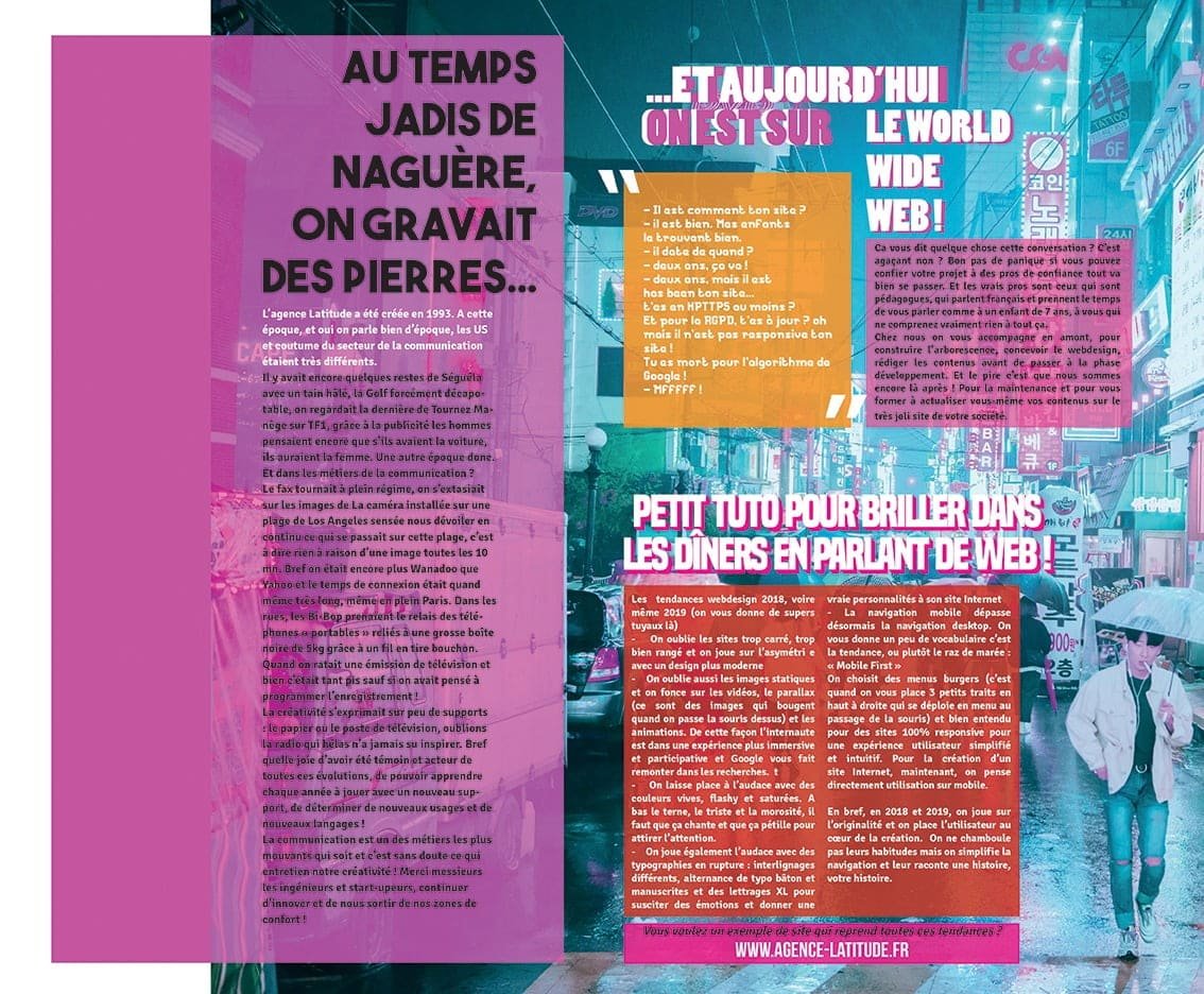 Théo Facorat | Double-page magazine Latitude V2